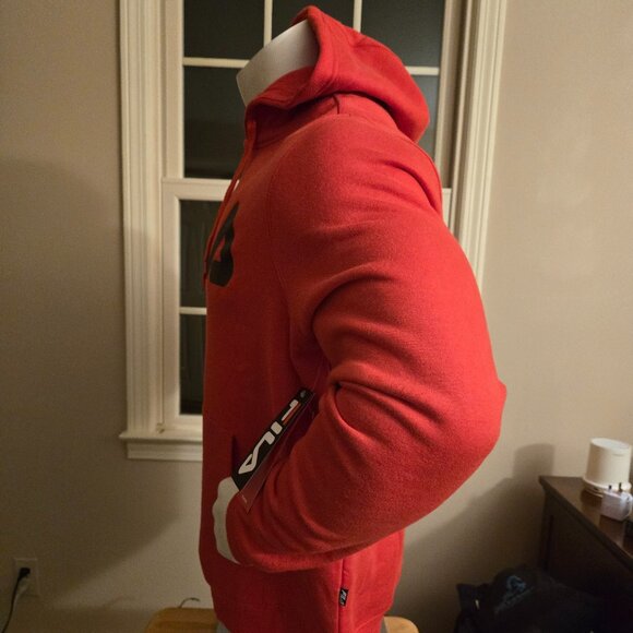**Men's Red Fila Speed Long Sleeve Hoodie - NWT (New with Tags) | Size XL** - Picture 5 of 6